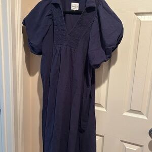 Umgee Deep Blue Casual Dress